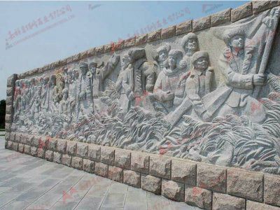 战争题材浮雕壁画