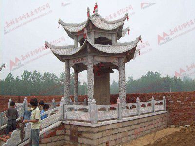 仿古石凉亭
