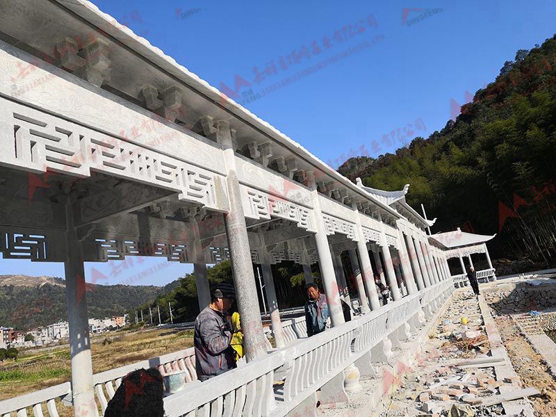 山区石雕长廊施工
