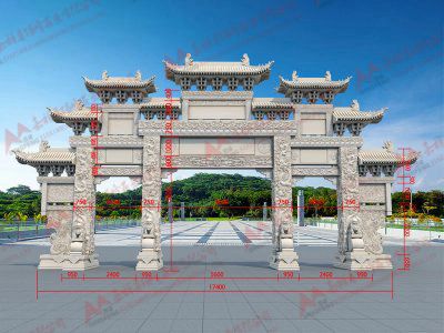 三门九楼牌坊