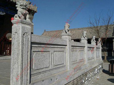 景区石雕栏杆施工案例
