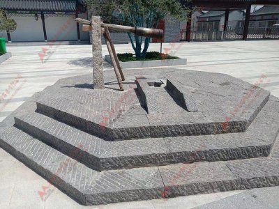 公园青石板材施工案例