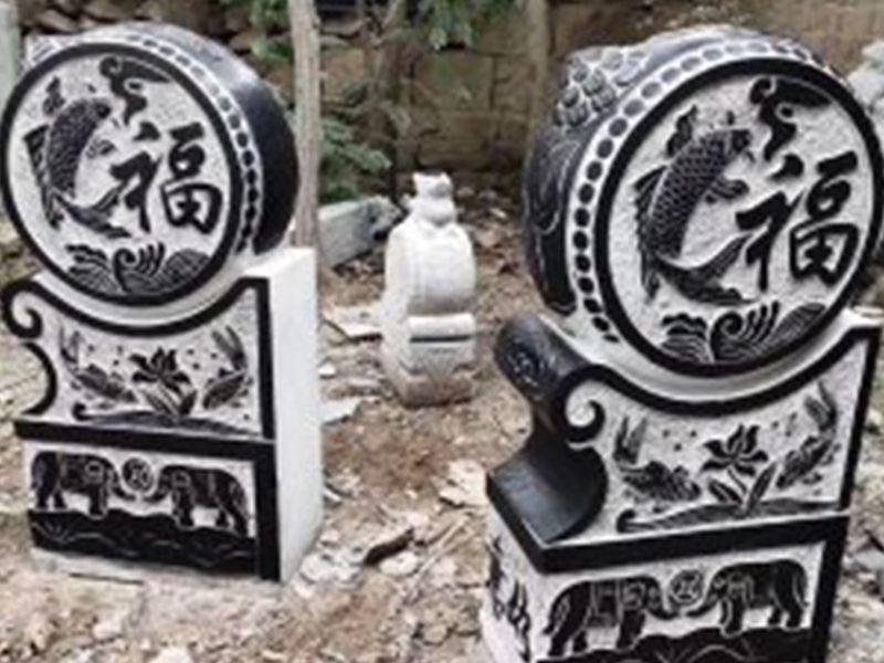 石雕抱鼓