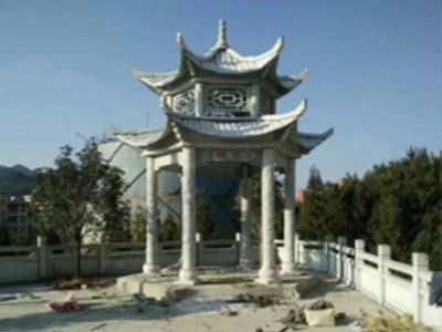 石雕凉亭效果图展示